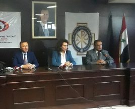 IOPS and “RUSSAR” hand over humanitarian aid for Syrian children