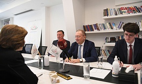 Head of the Diplomatic Academy of the Ministry of Foreign Affairs of the Russian Federation Alexander Yakovenko visits Damascus