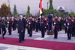 On January 23, 2019 Ambassador of the Russian Federation to the Syrian Arab Republic H.E. Mr. Alexander Efimov presented his credentials to the President of the Syrian Arab Republic H.E. Dr. Bashar Al Assad