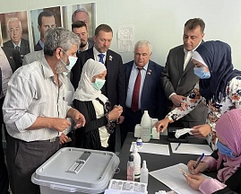 Members of the Federal Assembly and the Civic Chamber of Russia visited Syria to observe the presidential elections